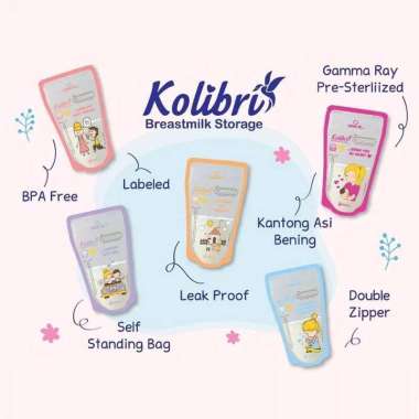 Kolibri Smart - Gabag Kantong ASI Love Story 100 ML