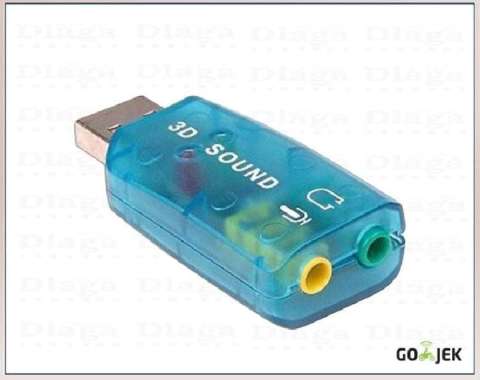 USB Audio Sound Card 3D 5.1 Soundcard External Mic Microphone Speaker