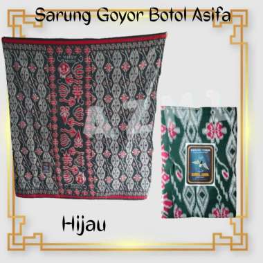 Sarung Goyor Pria Sarung Goyor Printing Super Goyor Asli Botol Asifa Hijau