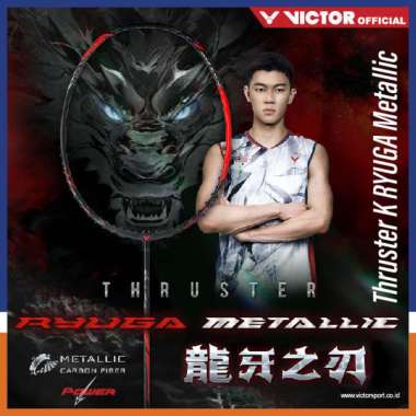 Raket Badminton VICTOR Thruster K Ryuga Metallic / Ryuga Metalic / TK Ryuga Metallic 3u