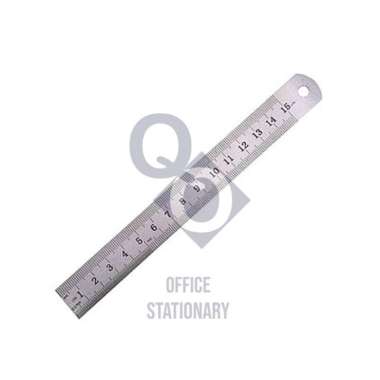 penggaris besi 15 cm