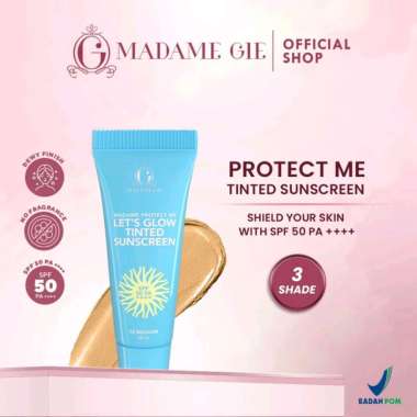 Madame Gie Protect Me Let's Glow Tinted Sunscreen SPF 50 PA++++ 35ml 03 Deep