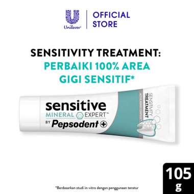 Promo Harga Pepsodent Pasta Gigi Sensitive Expert Sensitive Treatment 105 gr - Blibli