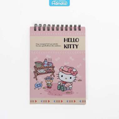 Hello Kitty A6 Memo Spiral Notebook 2305-4332 - Adinata / Buku Catatan / Memo