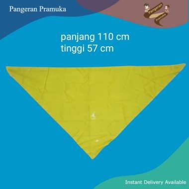 Syal Polos wira Kuning Ukuran Sma Kuning kenari