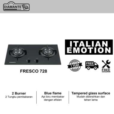 DIAMANTE Fresco728 Kompor Tanam Gas Diamante Fresco 728