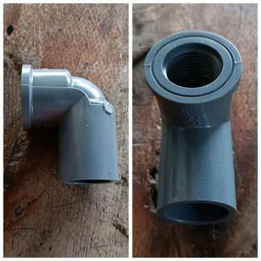 Knee Drat Dalam 1/2" Inch Rucika AW Sambungan Siku Elbow Pipa PVC