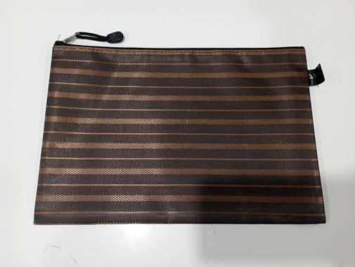 Map Kain / Hand Bag / Zipper Bag Trifelo TF-533 Resleting B5 Coklat