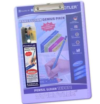 STAEDTLER Paket Ujian Genius + Papan Ujian / Clipboard / Papan Jalan
