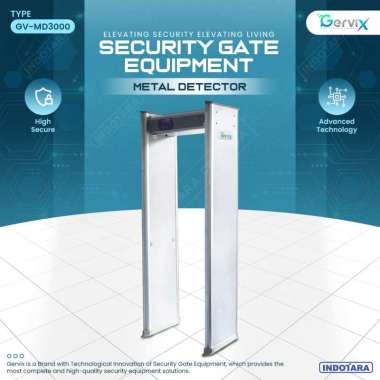 Metal Detector Gervix Walk Through Tipe GV-MD2000A Dan GV-MD3000 GV-MD2000A