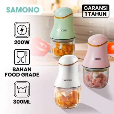 Samono 200w Food Chopper Mini Kaca Blender Multifungsi Food Processor