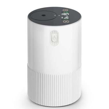 Waterless Rechargeable Essential Oil Nebulizer Diffuser PR66M-10ML PUTIH