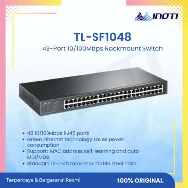 TP-LINK TL-SF1048 48-Port 10/100Mbps Rackmount Switch 48 Port