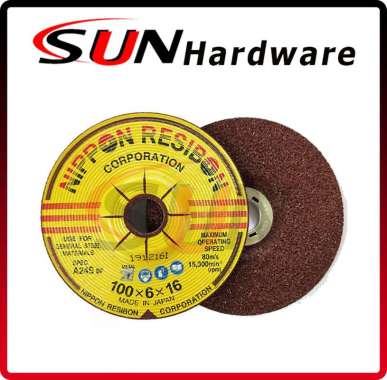 Batu Gurinda Poles Resibon 4 Inch Mata Gerinda Polishing Wheel Besi