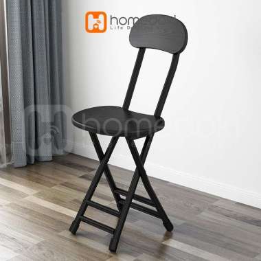 Homedoki Kursi Lipat / Bangku Lipat / Bangku Lipat Portable / Kursi Makan Lipat / Kursi Makan Kayu /