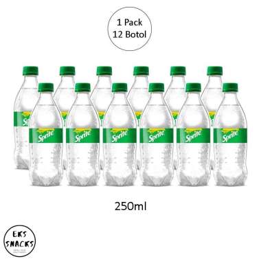Sprite Original Botol PET 250ML [1 Pack 12 Botol]