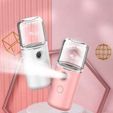 JFactory Nano Mist Sprayer Facial Pelembab Kulit Lebih Segar Pink