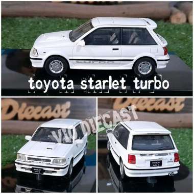 Diecast Miniatur Toyota Starlet Wits skala 1:43