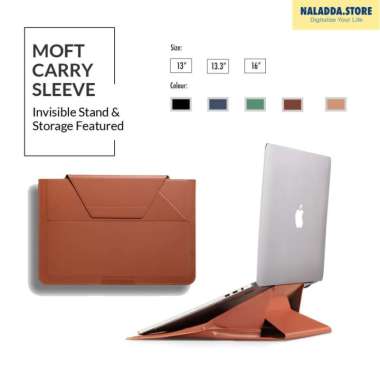 MOFT 2-in-1 Tas Laptop Sleeve &amp; Stand |for &amp; Laptop Multivariasi Multicolor