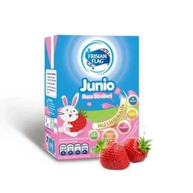 Promo Harga Frisian Flag Susu UHT Junio Strawberry 110 ml - Blibli