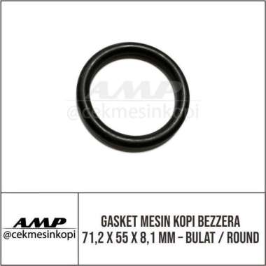 Gasket Mesin Kopi Bezzera ø 71,2 x 55 x 8,1 mm – Bulat / Round