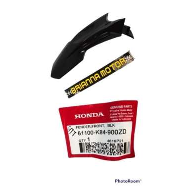 SLEBOR DEPAN CRF 150 L HITAM ORI HONDA 61100 K84 900ZD