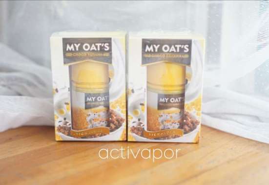 My Oats Oat Choco Banana 60ml Liquid Vape Pisang Creamy Vapor 6mg 2023