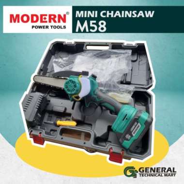 Mesin mini chainsaw cordless chain saw 20V MODERN M