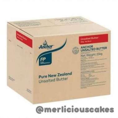 INSTANT COURIER ONLY Anchor Unsalted Butter 25 Kg