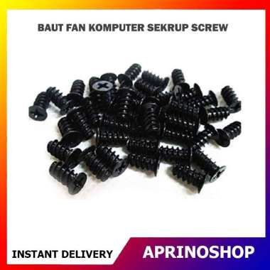Baut Fan Casing PC Komputer Sekrup Screw Kipas CPU Desktop