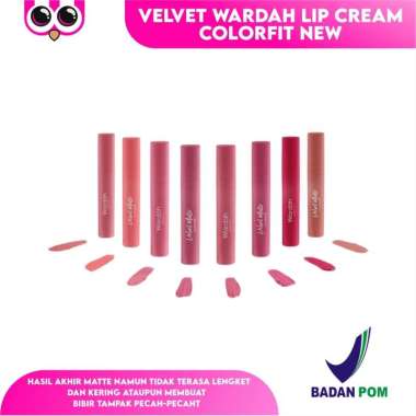 WARDAH COLORFIT VELVET MATTE LIP MOUSSE / LIP CREAM 12