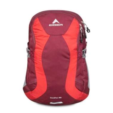 Tas Ransel Eiger Naira 22L Tas Daypack Harian Pria Wanita original Merah
