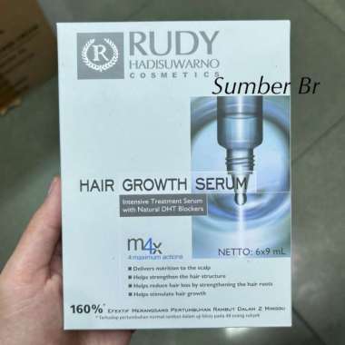Rudy hadisuwarno hair growth serum / rudy serum penumbuh rambut 6x9ml