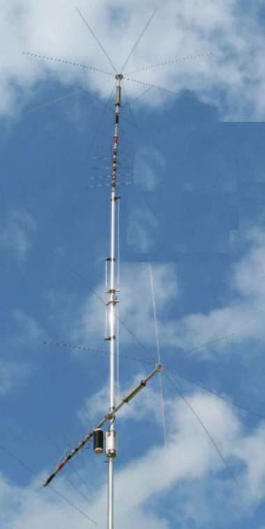 MFJ 1799 80-2M BAND 10-BAND 1.5KW 20FH VERTICAL ANTENNA : UHF-F