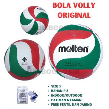 BOLA VOLI MOLTEN 3500 / BOLA VOLLY VOLLEY MOLTEN 3500 ORIGINAL SIZE 5
