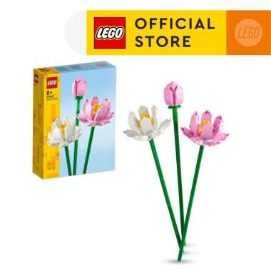 LEGO Botanicals 40647 Lotus Flowers (220 Pieces), Building Block, Toys, Bricks