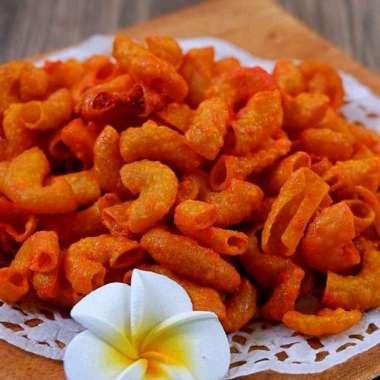 Makaroni Pipa Bantat Pedas Manis - 500gr / Makroni Macaroni Macroni Bantet Balado 1/2kg / Makanan Ri