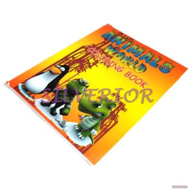 Buku Sulap Warna Ajaib Halaman Kosong Tiba Tiba Muncul Gambar