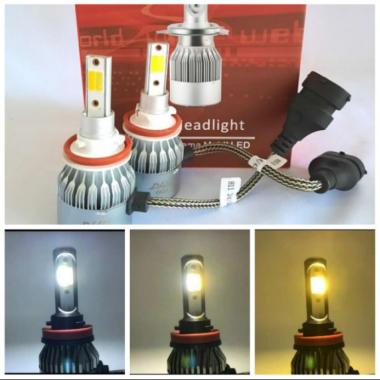 LAMPU LED FOGLAMP H11 3 WARNA BRIO JAZZ HRV AVANZA ERTIGA INNOVA