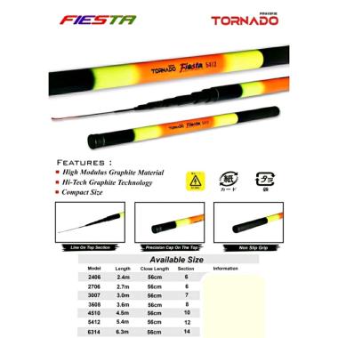 Joran Tegek Tornado Fiesta 630cm