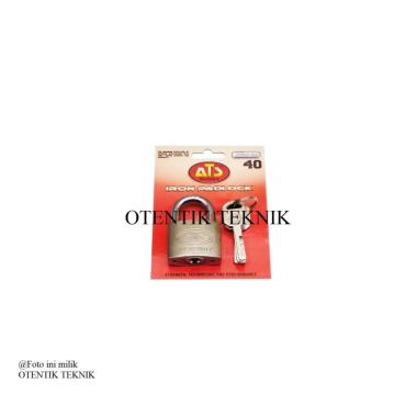 GEMBOK ATS 40 PENDEK - GEMBOK PINTU / PAGAR - KUAT ATS 40 MM SHORT