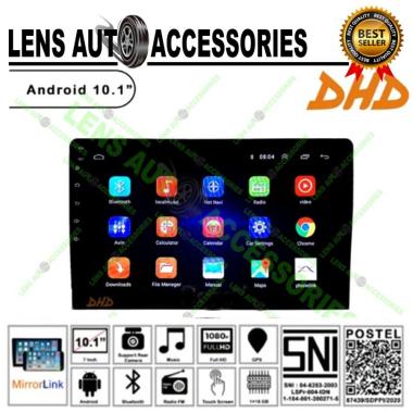 HEAD UNIT TAPE MOBIL DOUBLE DIN DHD ANDROID OS 9 10 INCH