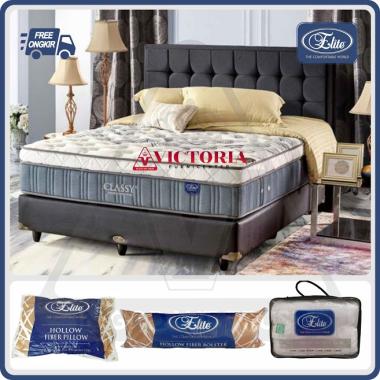 Elite Classy Fullset Full Set 180 x 200 180x200 Kasur Spring Bed Springbed Kasur Mattress Term