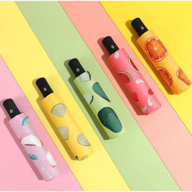 Payung Otomatis Motif Buah UV Protection