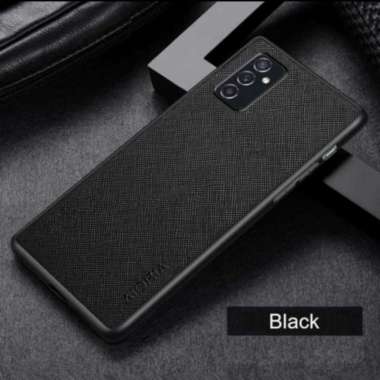 SOFT CASE SAMSUNG NOTE 10 PLUS CASING JEANS LEATHER AIORIA ORIGINAL Hitam