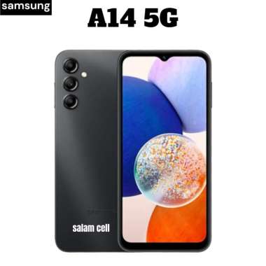 Samsung A14 5G Ram 6+6/128GB NFC Camera 50MP Original Garansi Resmi Black