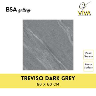 GRANIT VIVA 60X60 TREVISO DARK GREY / GRANITE TILE MATTE ANTI SLIP
