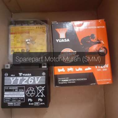 Aki Vario 125 YTZ6V Yuasa Aki PCX CB 150 R Tipe Semi Kering