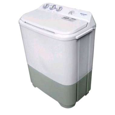 Mesin Cuci Twin Tub Sharp 8kg ES-T90MW | 2 tabung EST90MW BK HK P 90MW