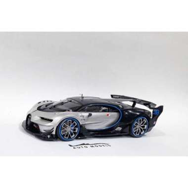 1:18 AUTOART BUGATTI VISION GT ARGENT SILVER/ BLUE CARBON